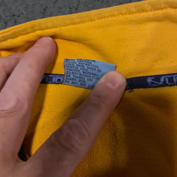 SLIDE YELLOW / Gold  Retro Style Track Suit jacket - Picture 7 of 7